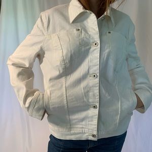 White Jean Jacket